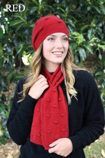 Merino Possum Bobble Scarf